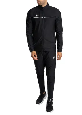 Produktbild von Under Armour UA Challenger Trainingsanzug für Herren, Erwachsener, Männlich, Tracksuit jacket, Tracksuit trousers, Schwarz, Fußball, Langärmlig