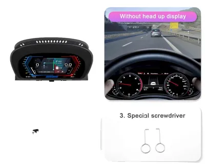 Immagine prodotto di Cruscotto digitale, connettività wireless, funzioni di monitoraggio del veicolo, E71 CarPlay