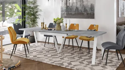 Produktbild von Design Esstisch ZAV-1 ausziehbar XXL 140 - 290 cm Esszimmertisch Tisch