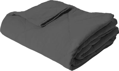 Produktbild von Decke Überwurf 100% Baumwolle 140 x 200 cm Skandinavisch Anthrazit