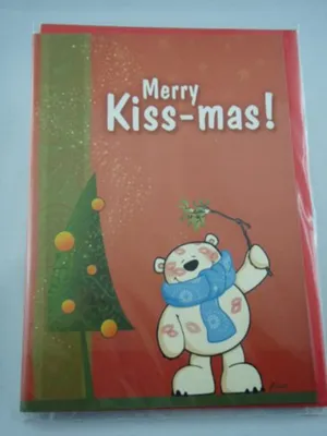 Produktbild von NICI - 65282 - Weihnachts Klappkarte, Bär, Merry X-Mas, mit Umschlag