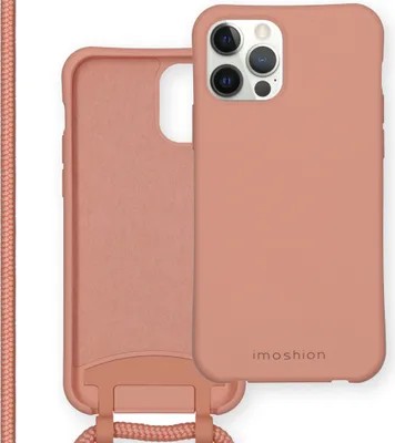 Produktbild von imoshion Color Backcover mit abtrennbarem Band iPhone 12 (Pro) - Peach
