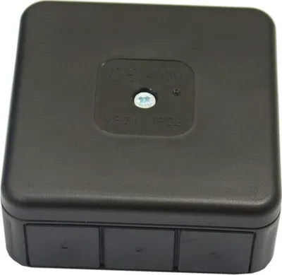Produktbild von VP-31 Anschlussdose 85x85x37mm IP55 400V leer schwarz