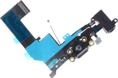Produktbild von Für iphone 5S Dock Connector Ladebuchse Audio Jack Antenne Mikrofon Flex Schwarz