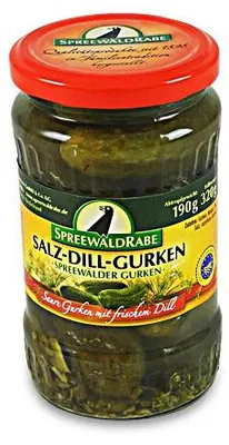 Produktbild von Salz-Dill-Gurken von Spreewald-Rabe (370 ml Glas)