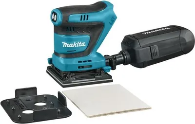 Produktbild von Makita DBO481Z Tragbarer Schleifer Exzenterschleifer 14000 OPM Schwarz, Blau 210 W