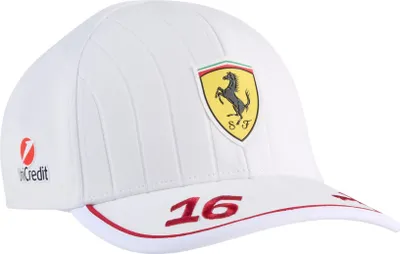 Produktbild von Ferrari, Charles Leclerc, Baseballkappe, weiß