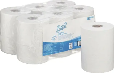 Produktbild von Scott Papierhandtuch CONTROL 6623 1lagig 165m 6 Rl./Pack.