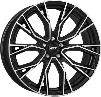 Produktbild von ALUFELGE AEZ Toronto dark 8.5x19 5x112 ET 46 BLACK/POLISHED