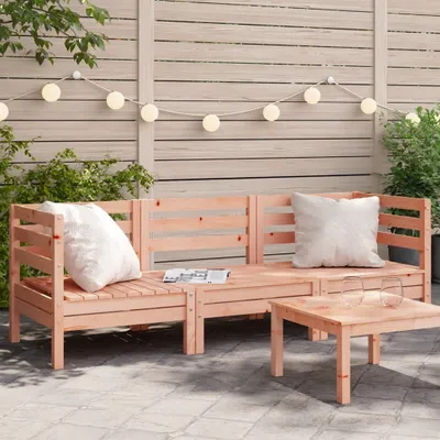 Produktbild von Design Gartensofa 3-Sitzer Massivholz Douglasie, Gartensofas 2024 Neu