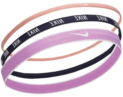 Image de Nike - Bandeau (lot de 3) MR1891 (taille unique) (rose/bleu marine/violet)