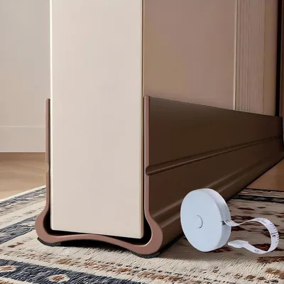 Imagen del producto de Goma autoadhesiva para puertas, burlete para puertas de 93 cm, para juntas de puerta de 3,5 a 5,5 cm