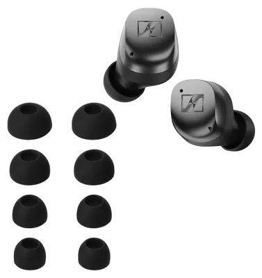 Produktbild von kwmobile 8x Ersatzpolster kompatibel mit Sennheiser MOMENTUM True Wireless 4 - 4 Größen - Silikon Ersatz Ohrstöpsel In-Ear Kopfhörer - Polster