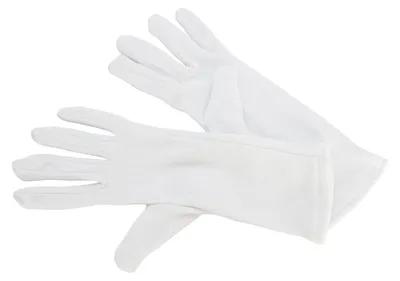 Produktbild von Baumwoll-Fingerhandschuh weiß
