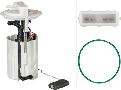 Immagine prodotto di Unità di alimentazione carburante elettrica a 4 poli HELLA per, tra gli altri, PEUGEOT 406