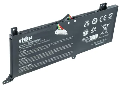 Produktbild von vhbw Akku Ersatz für Asus B21N1818-2 für Notebook (3490 mAh, 7,6 V, Li-Polymer)