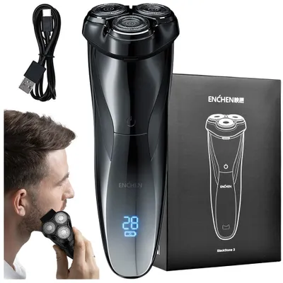 Produktbild von Elektrischer Rasierer Enchen Blackstone 3 3D, Ipx7, Selbstschärfend, Trimmer