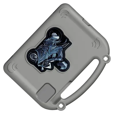 Image de Étui de protection pour tablette PC, étui antichoc avec support et poignée de transport, compatible avec les modèles HONOR PAD X9 / X8 Pro 11,5 pouces / X8A 11 pouces / X9A, étui en mousse EVA résistante et lavable, adapté aux enfants, gris