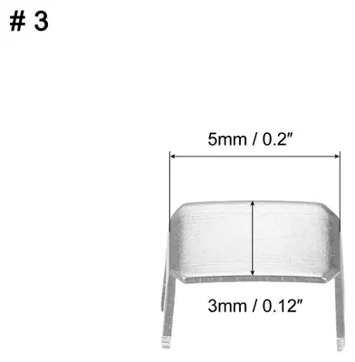 Produktbild von 20 Stš¹ck Rei?verschluss Reparatur Set Rei?verschluss Stopper Reparaturkits #3 Oben & Unten Verschlš¹sse Zipper fš¹r Kleidung Jacken Taschen, Silberton