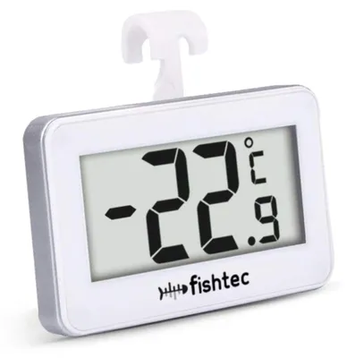 Kühlschrankthermometer digital, LCD, -19 bis +50 °C, 3 Befestigungen