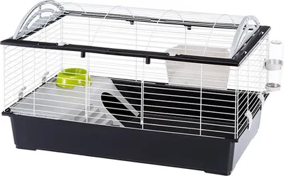 Produktbild von Ferplast Casita 100, Käfig, Rabit, Graubraun, Weiß, Metall, Kunststoff, 960 mm, 570 mm