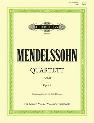 Produktbild von Piano Quartet in F minor Op.2