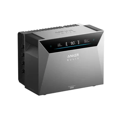 Produktbild von Anker SOLIX Solarbank 4 E5000 Pro Stromspeicher 5024Wh, Wechselrichter 2500W AC, App-Steuerung, IP66, erweiterbar 30kWh, Balkonkraftwerk