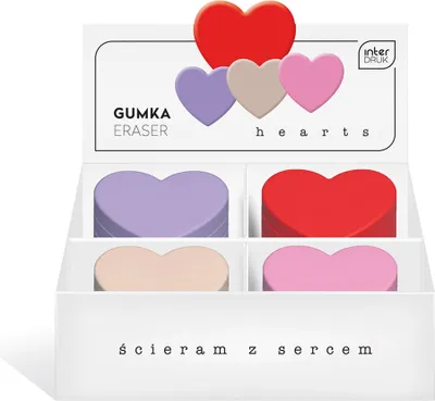 Zdjęcie produktu dla Interdruk Radiergummi-Herzen 5902277312518