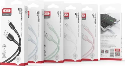 Obrázok produktu pre Dátový kábel XO NB212 USB-A na Lightning 1 m ružový
