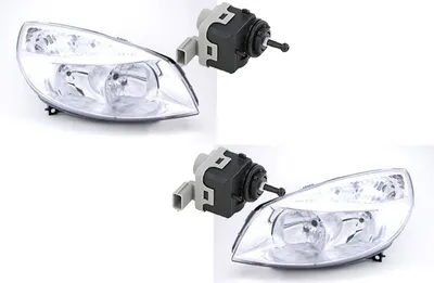Obrázok produktu pre Johns, Svetlomety vhodné pre Renault Scenic II 03-06 H7 H1 ?avé pravé + servomotor