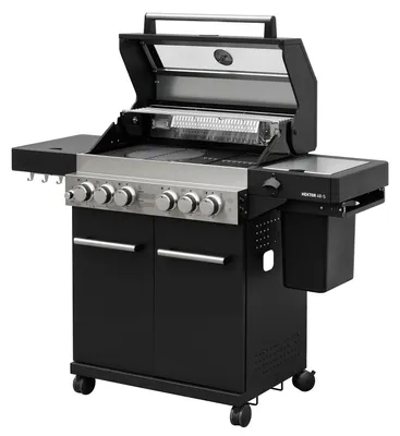 Produktbild von Feuergott Gas-Grillstation Hektor 4B-S inkl. Abdeckhaube
