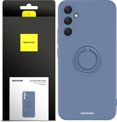 Immagine prodotto di Custodia in silicone SPACECASE Custodia ad anello in silicone per Galaxy A54 5G Blu