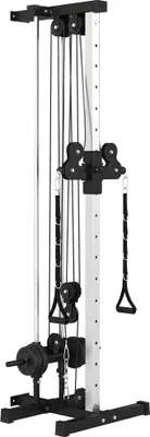 Obrázok produktu pre Nastaviteľná energetická stanica s dvojitou kladkou, 25-165 cm, čierna