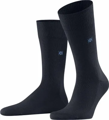 Zdjęcie produktu dla Burlington Skarpety męskie LEEDS - Wełna dziewicza, Logo, Uni, Jeden rozmiar, 40-46 Navy 40-46
