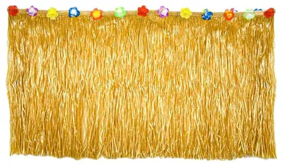 Hawaiianische Tischdecke, Kunststoff/Polyester, 275x75 cm, tropisch