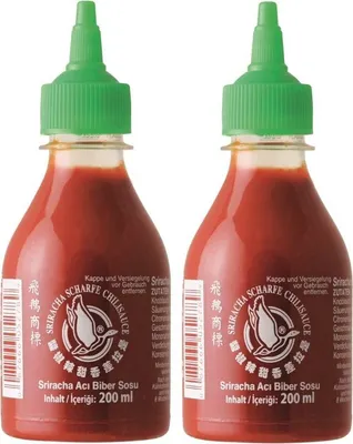 Produktbild von Flying Goose Sriracha scharfe Chilisauce (2x 200ml) Hot Chilli Sauce