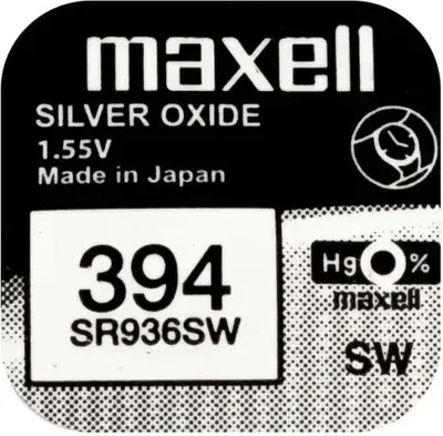 Produktbild von Maxell 18289600, Einwegbatterie, SR936SW, Siler-Oxid (S), 1,55 V, 10 Stück(e), 71 mAh