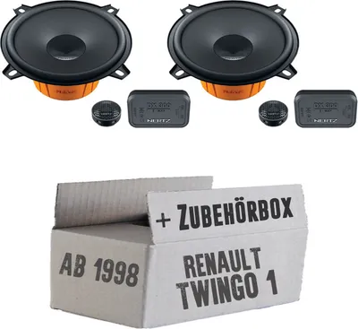 Produktbild von Hertz Dieci DSK 130 - 13cm Lautsprecher System - Einbauset passend für Renault Twingo 1 Phase 2 Front - justSOUND