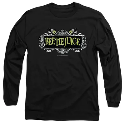 Produktbild von Beetlejuice - T-Shirt für Herren/Damen Uni, Langärmlig TV37139 (S) (Schwarz)
