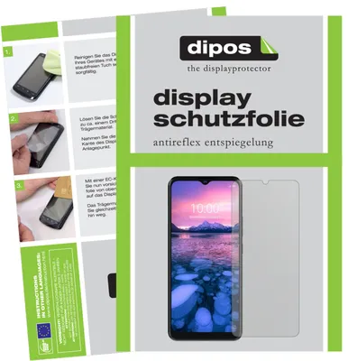 Obrázek produktu pro 2x ochranná fólie displeje pro ZTE Blade 20 5G matná ochranná fólie displeje dipos