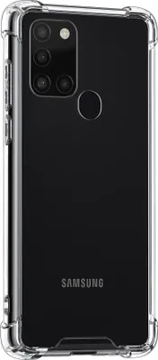 Zdjęcie produktu dla Przezroczyste etui na tył telefonu Samsung Galaxy A21S – silikonowe