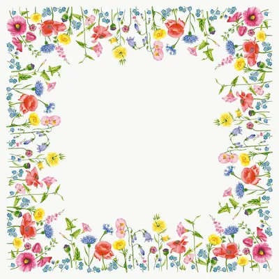 Produktbild von 100x DUNI Bio Dunicel®-Mitteldecke 84 x 84 cm Flowy Meadow