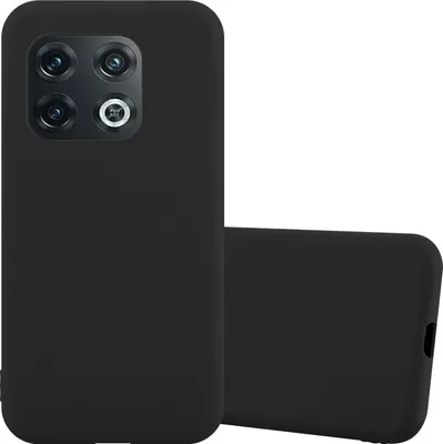 Immagine prodotto di Cadorabo custodia per OnePlus 10 PRO 5G custodia protettiva in nero custodia per telefono cellulare TPU silicone custodia cover