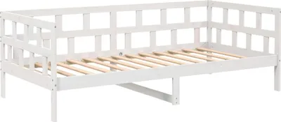 Obrázek produktu pro vidaXL Lehátko bílé masivní borovice 90x190 cm