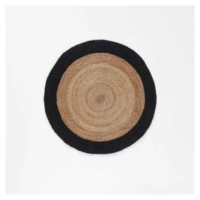 Image de Tapis rond - D 90 cm - Salem Noir
