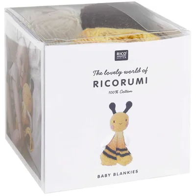 Produktbild von Rico Design Ricorumi Häkelset "Baby Blankies" Biene