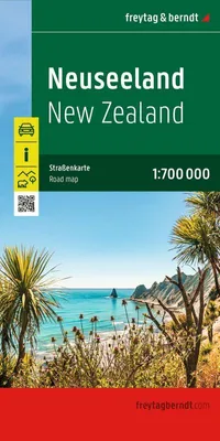 Zdjęcie produktu dla Nowa Zelandia, mapa drogowa, skala 1:700 000, wydawnictwo freytag & berndt