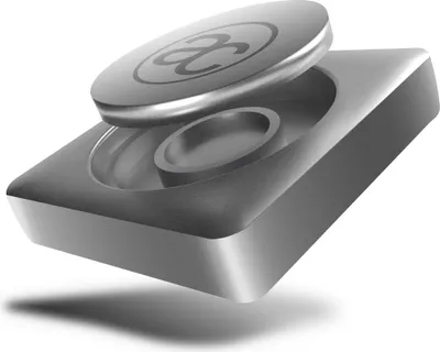 Produktbild von Einkaufswagenchip mit Magnetclip – Aluminium Einkaufswagenlöser, robust & wetterfest, sicherer Halt an Tasche oder Korb, kompatibel mit allen Pfandsystem-Einkaufswagen, ideal für den täglichen Einkauf