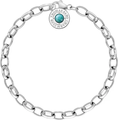 Produktbild von Charm Armband von Thomas Sabo aus 925er Silber mit Türkis