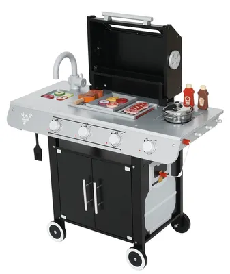 Image de Jeu de barbecue en bois pour enfants